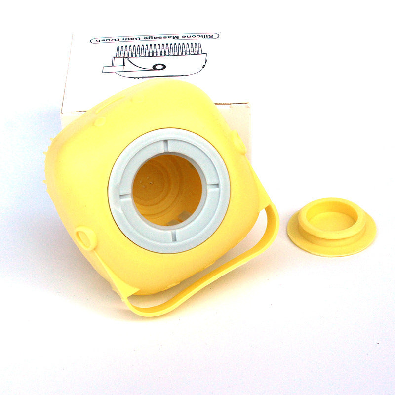 Silikon Hundborste med SchampobehÄllare